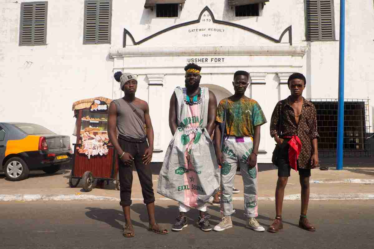 Men hitting the street for the Chale Wote festival
