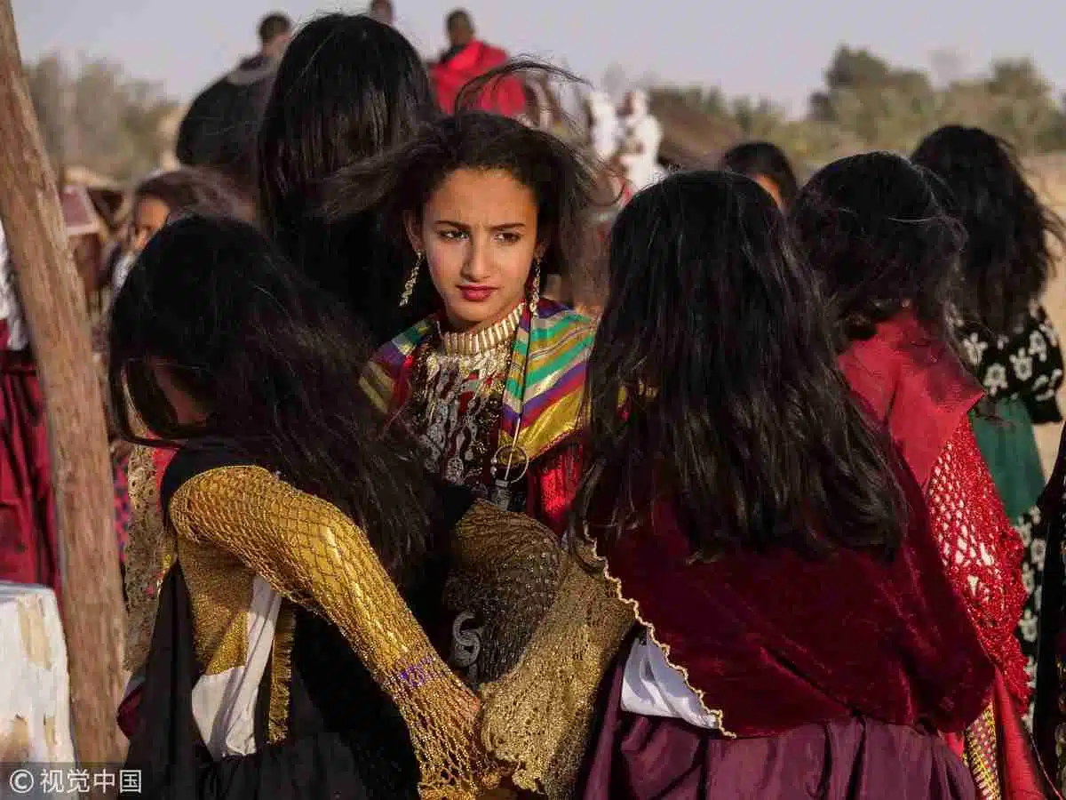 Locals enjoying the festival