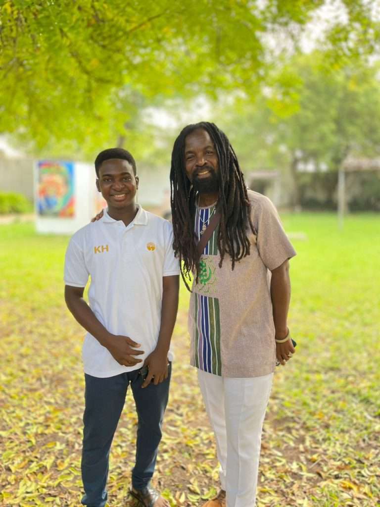 Picture with three-time Grammy Award Nominee- Rocky Dawuni