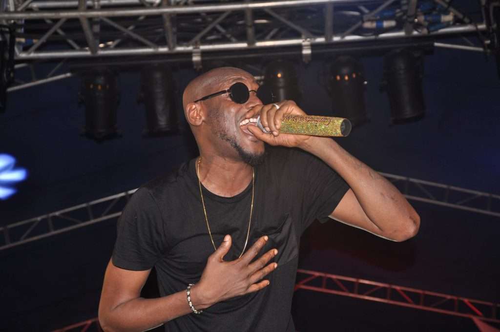 2Face Idibia, performing on stage