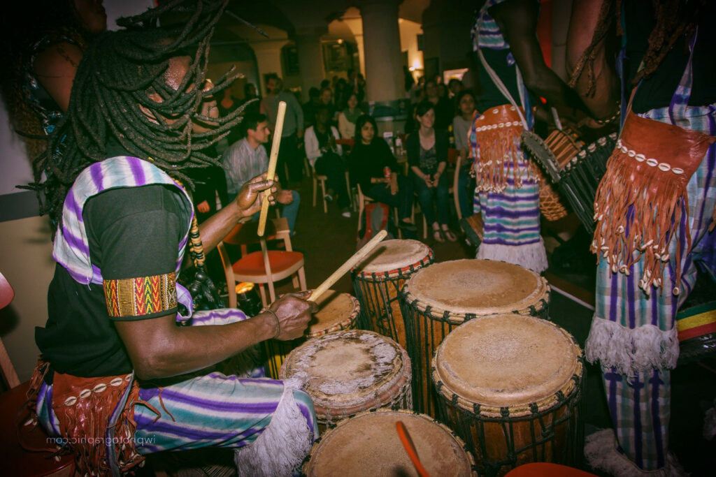Sabar drumming session